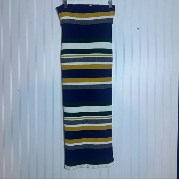 Anthropologie Callahan striped maxi skirt size M business casual convertible - Picture 10 of 12